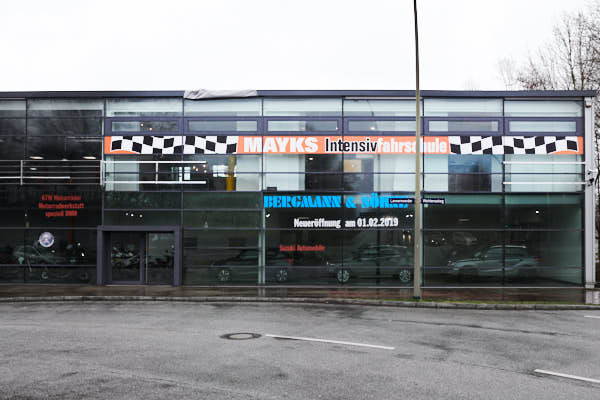 Mayks Intensivfahrschule in Harburg Außenansicht